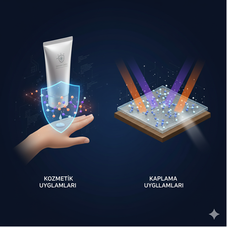 Cerium oksit ile UV filtresi geliştirme: kozmetik ve kaplama uygulamaları