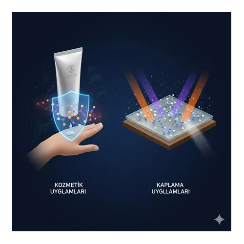 Cerium oksit ile UV filtresi geliştirme: kozmetik ve kaplama uygulamaları