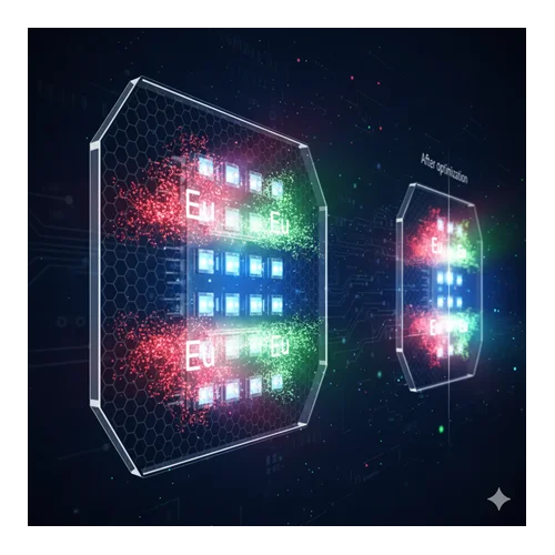 Europium-doped eşyaların LED ekran parlaklığı optimizasyonu: vaka çalışması