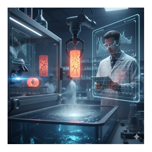 Yttrium-oxide tabanlı seramiklerin termal şok dayanımı ölçümleri