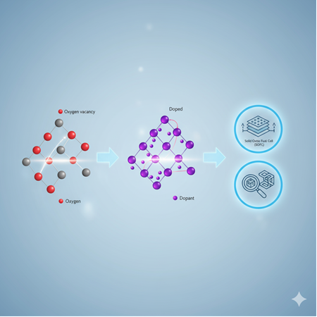 Ceria ve dopantlarla oksijen iletken seramikler geliştirme projeleri