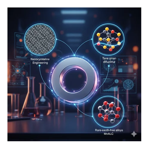 Dysprosium katkısız mıknatıs alternatifleri: literatür taraması ve deney önerileri