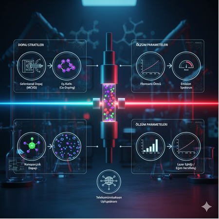 Nd²O³ ile optik fiber uygulamaları: dopaj stratejileri ve ölçümler