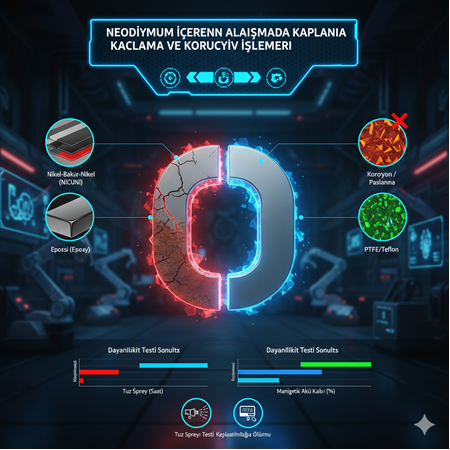 Neodimyum içeren alaşımlarda kaplama ve koruyucu işlemler: pratik rehber
