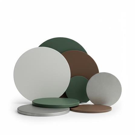 Çinko Oksit (ZnO) Püskürtme Hedefleri, Saflık: %99,9, Boyut: 3'', Kalınlık: 0,125''