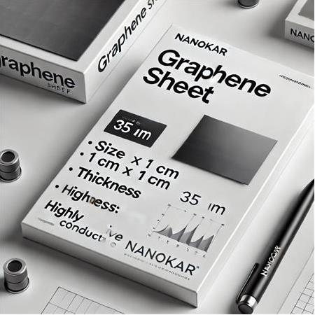 Grafen Levha, Ebat: 1 cm x 1 cm, Kalınlık: 35 µm, Yüksek İletkenlik