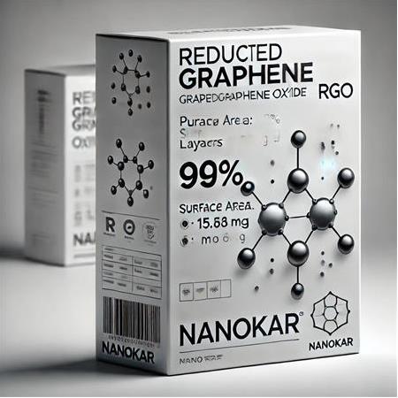 Grafen Oksit (rGO), Saflık: %99, S.A: 15,62 m2/g, 2-5 katman
